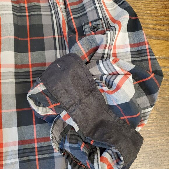 Parish Nation Scully Snap Up Western Plaid 2XL Shirt Canvas, Roll-Tab‎ Sleeves - Picture 14 of 16